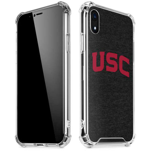 University of Southern California USC Bold Logo iPhone XR Clear Case