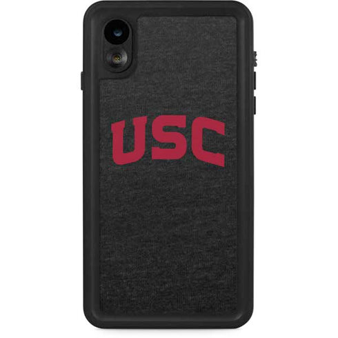 University of Southern California USC Bold Logo iPhone XR Waterproof Case