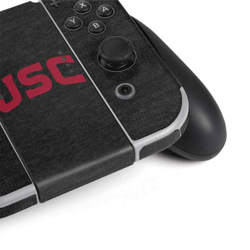 University of Southern California USC Bold Logo Nintendo Switch OLED (2021) Skin