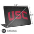 University of Southern California USC Bold Logo Universal Laptop 12in (9.8 x 6.8in) Skin