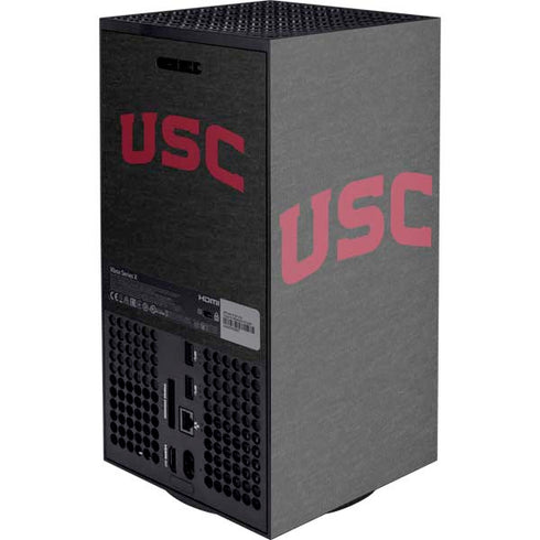 University of Southern California USC Bold Logo Xbox Series X Console Skin
