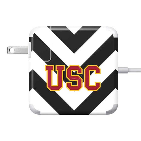 University of Southern California USC Chevron 85W Power Adapter (15 and 17 inch MacBook Pro Charger) Skin