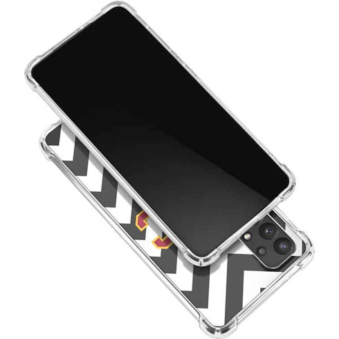 University of Southern California USC Chevron Galaxy A32 5G Clear Case