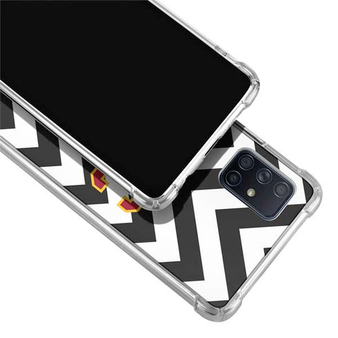 University of Southern California USC Chevron Galaxy A71 5G Clear Case