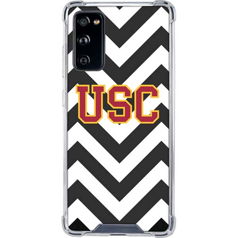 University of Southern California USC Chevron Galaxy S20 FE Clear Case