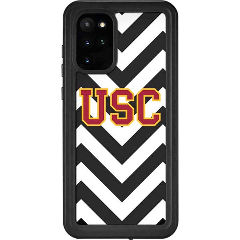 University of Southern California USC Chevron Galaxy S20 Plus Waterproof Case