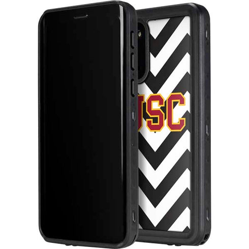 University of Southern California USC Chevron Galaxy S20 Plus Waterproof Case