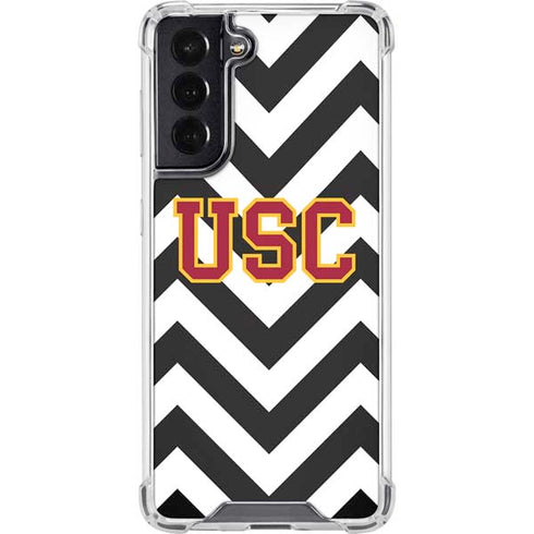University of Southern California USC Chevron Galaxy S22 Clear Case