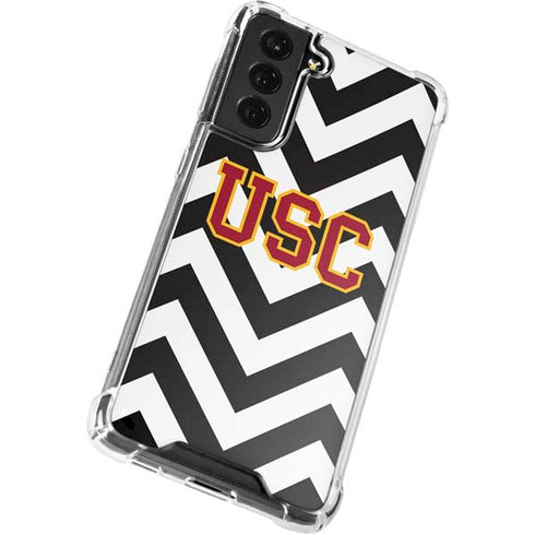 University of Southern California USC Chevron Galaxy S22 Plus Clear Case