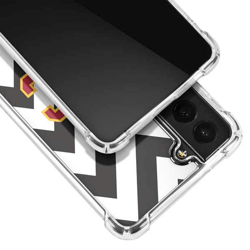 University of Southern California USC Chevron Galaxy S22 Plus Clear Case