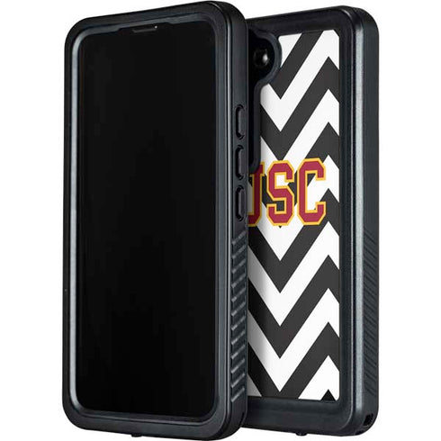 University of Southern California USC Chevron Galaxy S23 Plus Waterproof Case