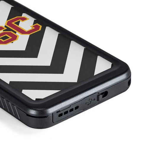 University of Southern California USC Chevron Galaxy S23 Plus Waterproof Case