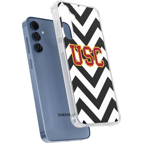 University of Southern California USC Chevron Galaxy S24 Clear Case