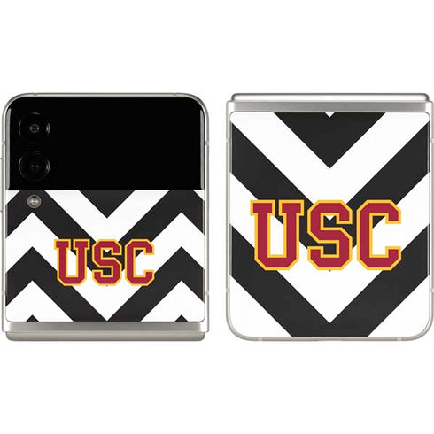 University of Southern California USC Chevron Galaxy Z Flip3 5G Skin