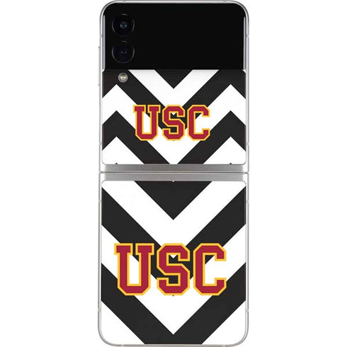 University of Southern California USC Chevron Galaxy Z Flip3 5G Skin