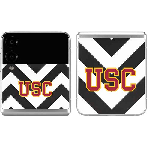 University of Southern California USC Chevron Galaxy Z Flip4 5G Skin