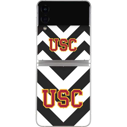 University of Southern California USC Chevron Galaxy Z Flip4 5G Skin