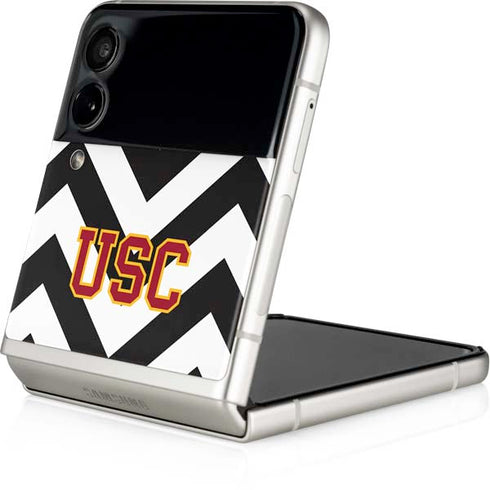 University of Southern California USC Chevron Galaxy Z Flip4 5G Skin