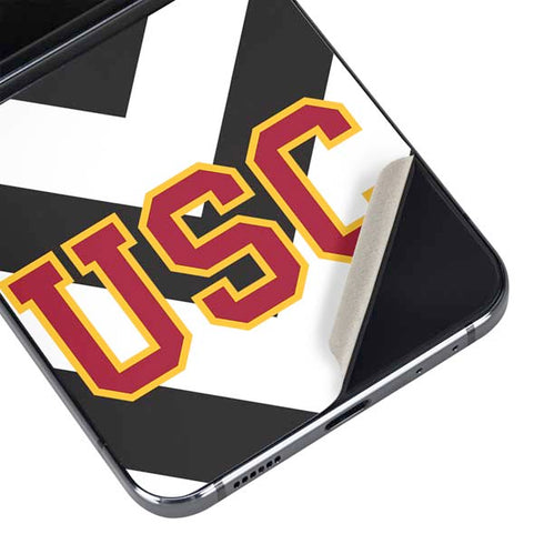 University of Southern California USC Chevron Galaxy Z Flip5 5G Skin