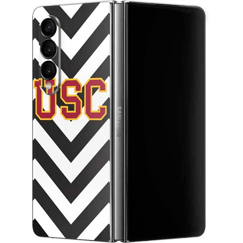 University of Southern California USC Chevron Galaxy Z Fold4 5G Skin