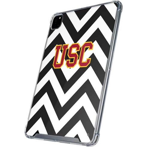 University of Southern California USC Chevron iPad Pro 12.9in (2020) Clear Case