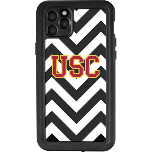 University of Southern California USC Chevron iPhone 11 Pro Max Waterproof Case