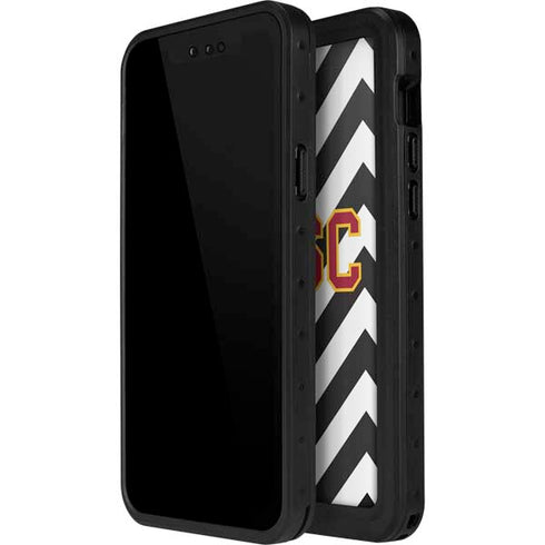 University of Southern California USC Chevron iPhone 12 Mini Waterproof Case