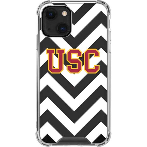 University of Southern California USC Chevron iPhone 13 Mini Clear Case