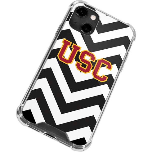 University of Southern California USC Chevron iPhone 14 Clear Case