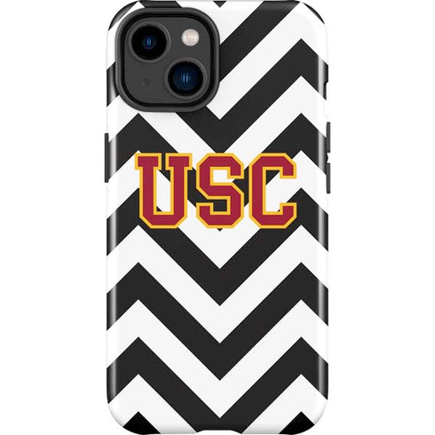University of Southern California USC Chevron iPhone 14 Plus Impact Case