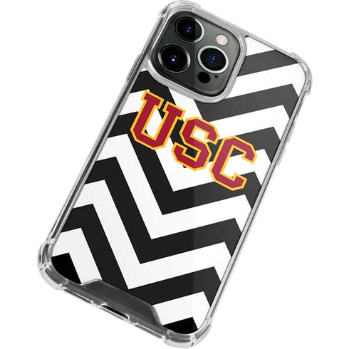 University of Southern California USC Chevron iPhone 15 Pro Clear Case