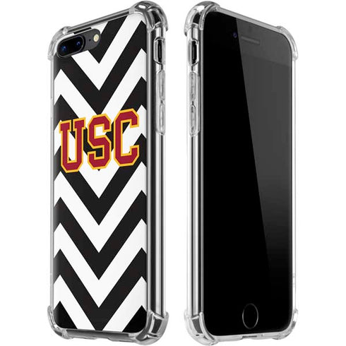 University of Southern California USC Chevron iPhone 7/8 Plus Clear Case
