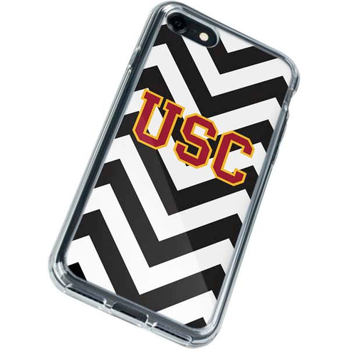 University of Southern California USC Chevron iPhone SE (2nd & 3rd Gen) Clear Case