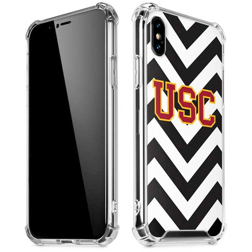 University of Southern California USC Chevron iPhone XS Max Clear Case