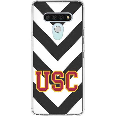 University of Southern California USC Chevron LG Stylo 6 Clear Case
