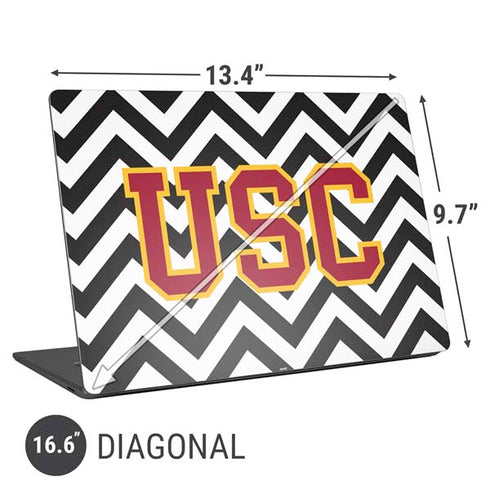 University of Southern California USC Chevron Universal Laptop 16.6in (13.4 x 9.7in) Skin