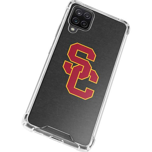University of Southern California USC Dark Grey Logo Galaxy A12 Clear Case