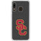 University of Southern California USC Dark Grey Logo Galaxy A20 Clear Case