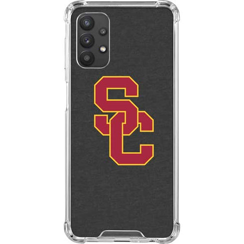 University of Southern California USC Dark Grey Logo Galaxy A32 5G Clear Case