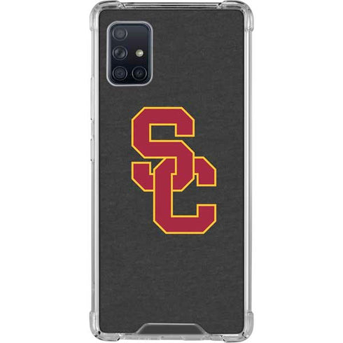 University of Southern California USC Dark Grey Logo Galaxy A51 5G Clear Case
