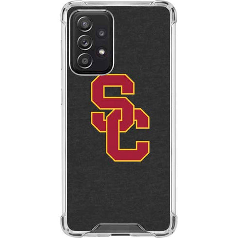 University of Southern California USC Dark Grey Logo Galaxy A52 5G Clear Case