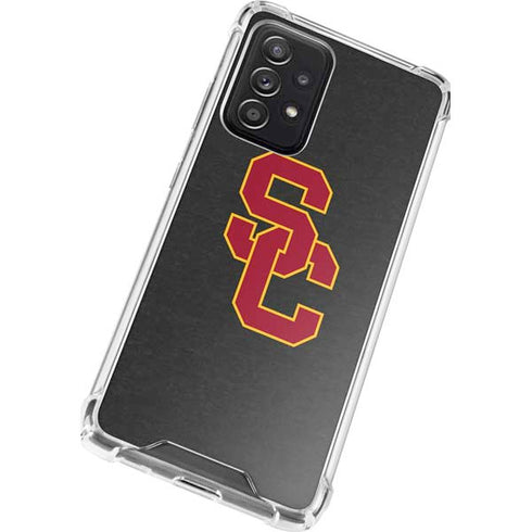 University of Southern California USC Dark Grey Logo Galaxy A52 5G Clear Case