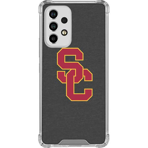 University of Southern California USC Dark Grey Logo Galaxy A53 5G Clear Case