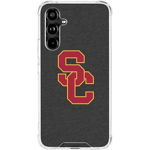 University of Southern California USC Dark Grey Logo Galaxy A54 5G Clear Case