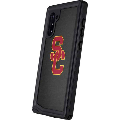 University of Southern California USC Dark Grey Logo Galaxy Note 10 Waterproof Case