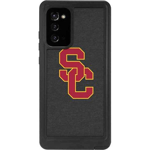 University of Southern California USC Dark Grey Logo Galaxy Note20 5G Waterproof Case