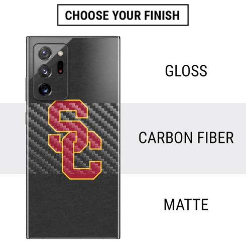 University of Southern California USC Dark Grey Logo Galaxy Note20 Ultra 5G Skin