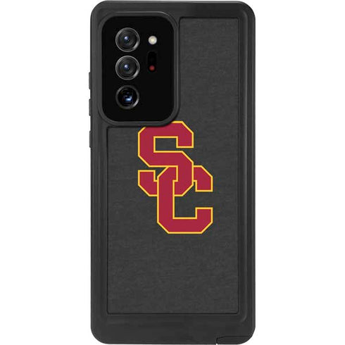 University of Southern California USC Dark Grey Logo Galaxy Note20 Ultra 5G Waterproof Case