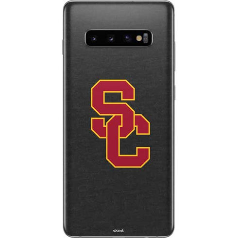 University of Southern California USC Dark Grey Logo Galaxy S10 Plus Skin