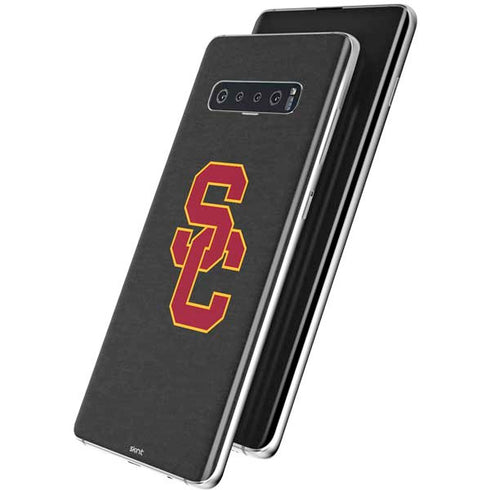 University of Southern California USC Dark Grey Logo Galaxy S10 Plus Skin